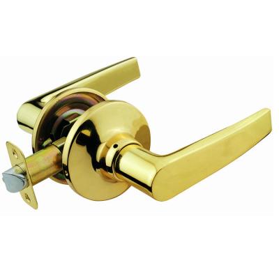 China Reversible Handles Straight Handle Design Reversible Passage Lever Zinc Alloy Tubular Door Handle Lock for sale