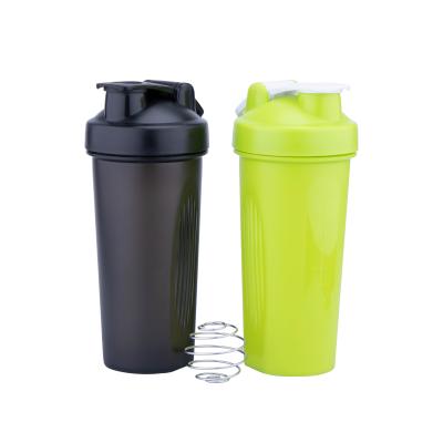 China New Sustainable Classic Logo Plastic Shaker Water Bottles Gym Protein Shakers Eco Friendly Custom Cup With Ball for sale