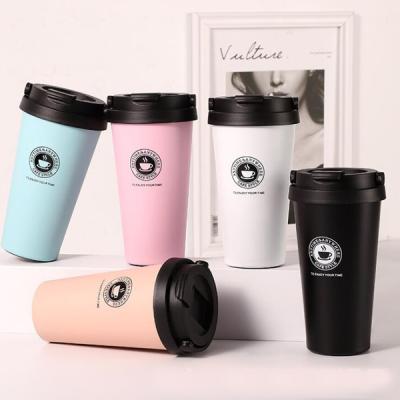 China OKADI 500ml Wall Mount Stainless Steel Vacuum Viable Custom Coffee Mug Logo Insulated Travel Tumbler Double for sale