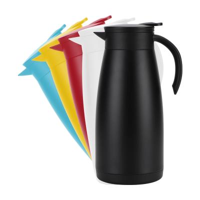 China Okadi 2021 High Quality Custom Thermal Coffee Kettle Coffee Pot Viable Logo Double Wall Stainless Steel for sale