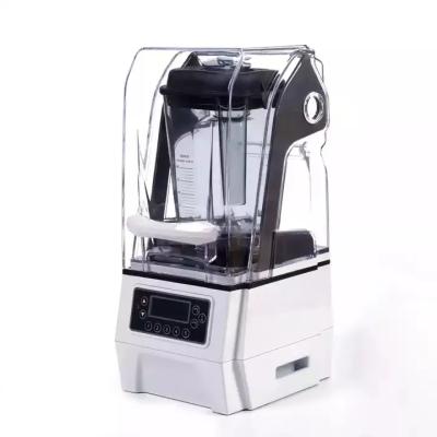 China Heavy Duty Motor 1500W 1.5L Pure Copper Industrial Commercial Blender With Sound Cover For Coffee Shops for sale