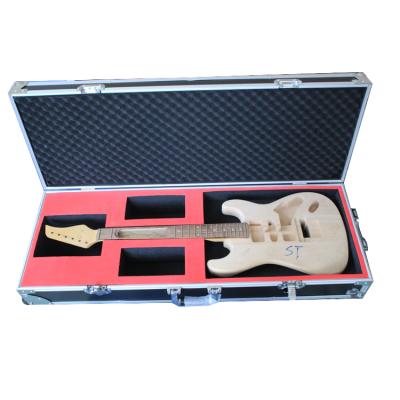 China Various Toolbox Good Quality Aluminum Luggage Guitar Make Up Aluminum Guitar Flight Carrying Cases for sale