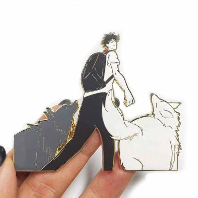 China China Wholesale Cheap Custom Metal Badge Color Enamel Pins Kids Cartoon Character Lapel Pin for sale