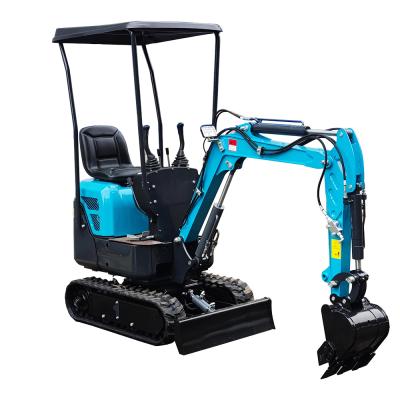 China Professional Building Material Stores Manufacturer 1 Ton Mini Micro Excavator Digger For Sale for sale