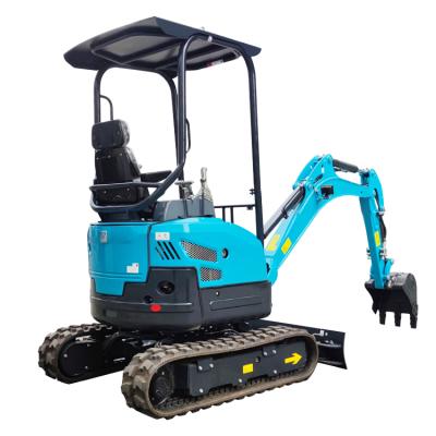 China Construction Material Shops New Gasoline Excavator China Made 2 Ton Mini Excavator Double Crawler Construction Excavator for sale