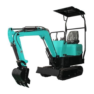 China Construction Material Shop High Performance Mini Excavator 1.2T Small Bucket Mini Digger 1.2 Ton Excavator For Sale for sale