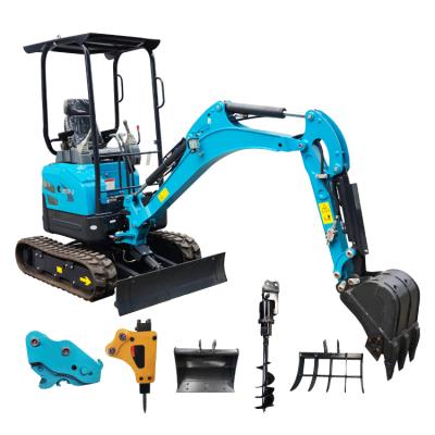 China Construction material stores mini excavator mini 2 tons total hydraulic power is suitable for agriculture and construction construction for sale