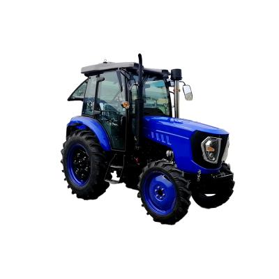 China Greenhouse 4 Wheel Multifunctional Energy Saving Multifunctional Agricultural Small Wheel Micro 90HP Compact Tractors Cultivate Mini 4X4 Agriculture 4WD Tractor for sale