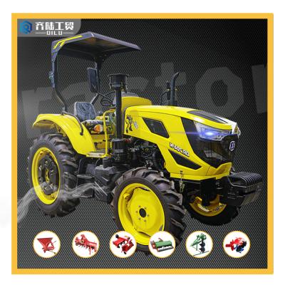 China Factory farm tractor low price 70hp tractor mini agricola foragriculture machine tractor 4wd for sale