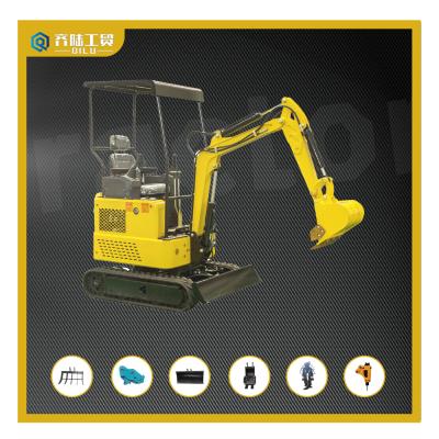 China Construction material stores mini hydraulic crawler excavator is on sale weight 1.5t bagger mini excavators cheap price for sale