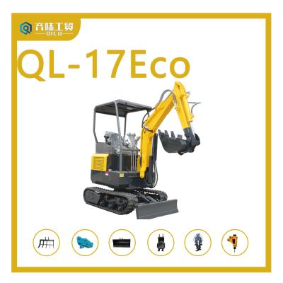 China Brand New China Building Material Stores 1.7-2.5 Ton Mini Excavator Digger Hydraulic Crawler Tractor Crawler Excavator For Garden for sale