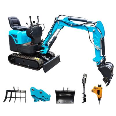 China Construction Material Shops 1 Ton Small Excavator Construction Crawler Using Rubber Track And Efficient Environmental Protection Engine for sale