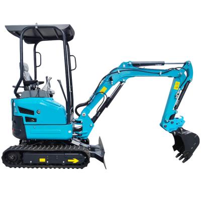 China Building material stores 1.7 ton boutique hot-selling excavator uses rubber tracks and environmentally friendly diesel engines for sale