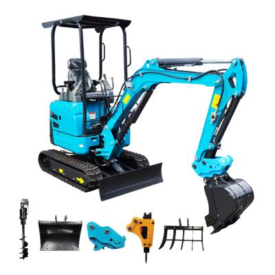 China Construction digging 1 Ton/2ton/1.7ton excavator bucket kubota digger wheel excavator Mini Crawler Excavators for sale