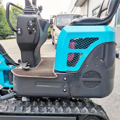 China Cheap price crawler construction excavator 0.8 ton small 1 ton mini digger excavator for sale mini ditch digger for sale