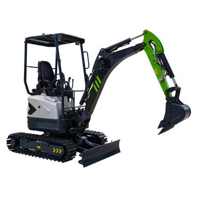 China Building Material Shops China 2021 New 1800 Kg Mini Farm Excavator Best Cheap Hydraulic Digger Machine Small Excavator Price for sale