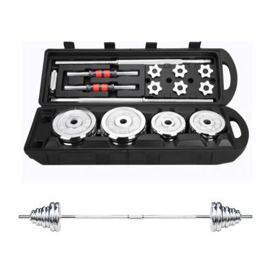 China Pesasp Cast Iron Chrome Dumbells Gym 50 Kg 50 Kg Barbell Dumbbell Set Home Use Gym Equipment Spor Aletleri For Sale for sale