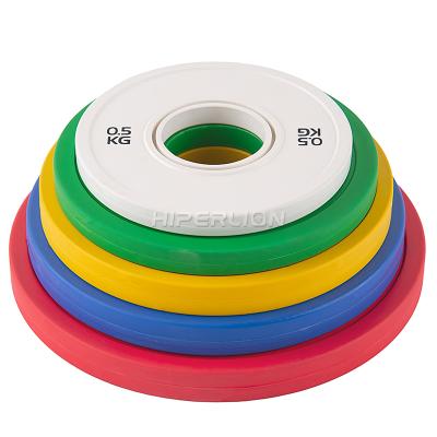 China PU Rubber Colorful Color 0.5kg 1kg 1.25kg 1.5kg 2kg 2.5kg 5kg Changing Pounds Change Weight Fraction Plates for sale