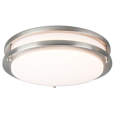 China Modern Brushed Nickel Smart Lighting LED Ceiling Light 12inch 1350lm Dimmable Ceiling Lamp Home Light for sale