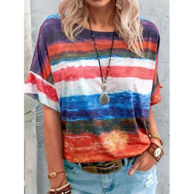 China Casual Clothing Womens Shirt Summer Womens Sleeveless T-Shirt Color Matching Tops for sale