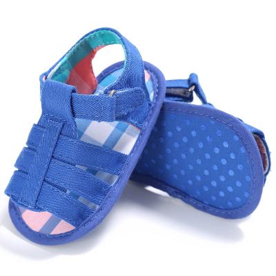 China Newborn Baby Hutch Leisure Children Girl PU Sandals Baby Boy Soft Unique Sandals 0-18M for sale