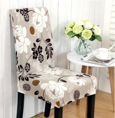 China Jacquard factory Spandex stretch dining chair cover machine washable for restaurant weddings banquet hotel chair sillas cover fundas for sale