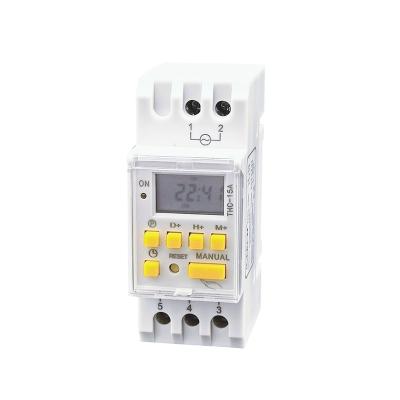 China 20amp 240vac 12vdc THC-20A Time Switch Navigation Digital Hot Electrics Control ON OFF LCD Programmable Timer Switches THC-20A 240vac for sale