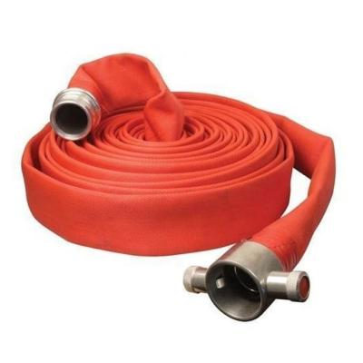 China Fluctuating Good Price Hot Selling Lay Fire Hose Flat Truck Used Red Fire Hose for sale