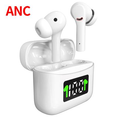 China ANC P.J. J5 Tws Best Selling Wireless Headphones ANC P.J. J5 Tws LED Display Headphones Tws Ipx5 Earbuds Transparent Fashion for sale