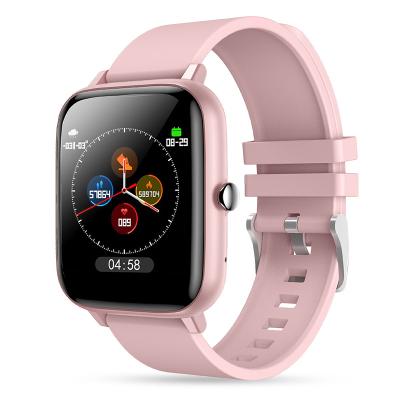 China Custom Wifi P6 Wallpaper BT Call Music Control Heart Rate Blood Pressure Blood Oxygen Monitoring Sports Smart Watch for sale