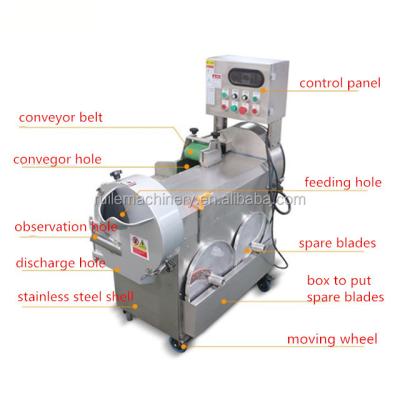 China High efficiency fruit vegetable slicer pumpkin roll cutting machine price en venta