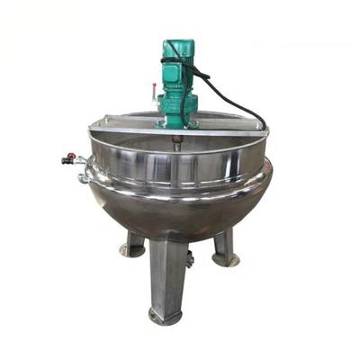 Cina High Quality Dairy Factory Electric Jacketed Kettle Cooking Pot With Agitator in vendita