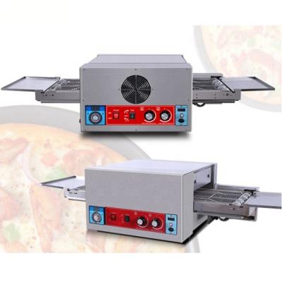 China Energy 220v Electric Convection Saving Type Pretzel Conveyor Pizza Oven for sale