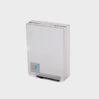 China Retail Store Supermarket Plastic Anti Theft Security Showcase Anti EAS Safer Box 138.7mm*116mm*43mm for sale