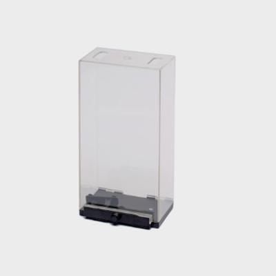 China Clear Plastic Transparent Supermarket Eas Cosmetic Anti-theft Safer Box 240mm*123mm*70mm for sale