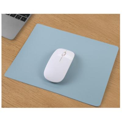 China Radiation Protection Hot Sale Sublimation Blank PU Leather Waterproof Mouse Pad for sale