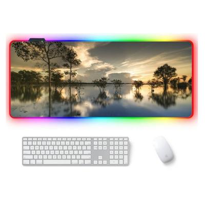 China Promotional Office Mat Mouse Pad Sublimation PVC Logo Xxl Rgb Gaming Custom Radiation Protection Hot Selling for sale