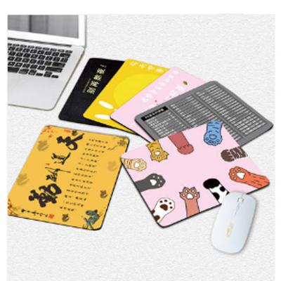 China HOT Wholesale Blank Sublimation Neoprene Fabric Custom Printed Mouse Pad for sale