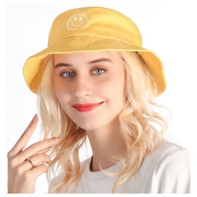 China 2021 New Character Fashion Cotton Bucket Hat Custom Design Your Own Embroidery Bucket Hat for sale