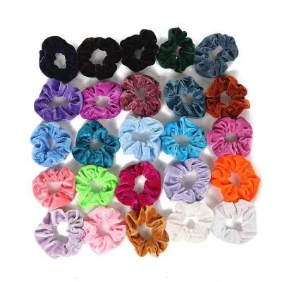 China Hair Decoration Hair Scrunchies Silk Satin Hair Scrunchy Hair Ties Ropes Elastic Scrunchie For Women Girls for sale