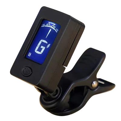 China Digital Electric Guitar Clip Tuner Foldable Adjustable Removable Tuner for Guitar Ukulele Parts Accessories for sale