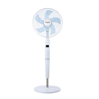 China New FLYPON Low Noise Style 5 Blade 16 Inch Elegent Pedestal Stand Fan for sale