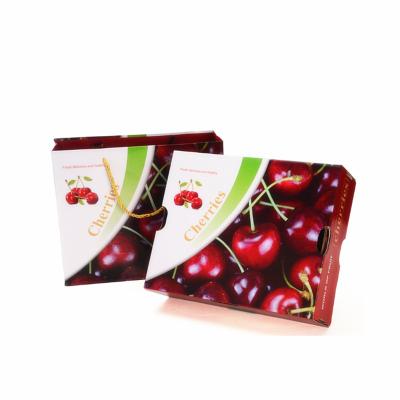 China Recycled Materials Fresh Fruit Carton Corrugated Box Apples Box For Fruits And Vegetables for sale