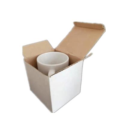 China Recycled Materials Eco Friendly Cheap Paper Boxes Disposable Custom Cardboard For Coffee Cup for sale