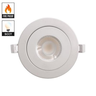 China Kardanring-Feuer veranschlagte topf-Art Dimmable LED Downlights 4 Innenzoll-10w zu verkaufen