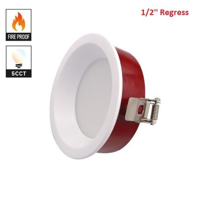 China PFEILER Feuer veranschlagte LED vertiefte Lichter, nass Standort LED Downlight 4inch 12w zu verkaufen