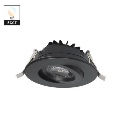 China Dimmable resistente al fuego LED Downlights 5cct 12W 1000lm residencial en venta