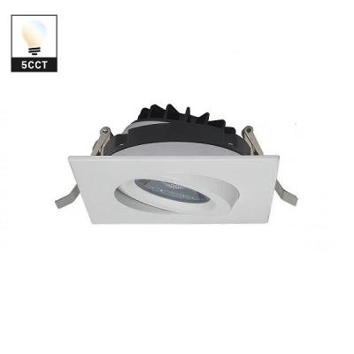 China Weißes Innendimmable LED Downlights 4 Zoll PFEILER Quadrat AC12V 60Hz zu verkaufen