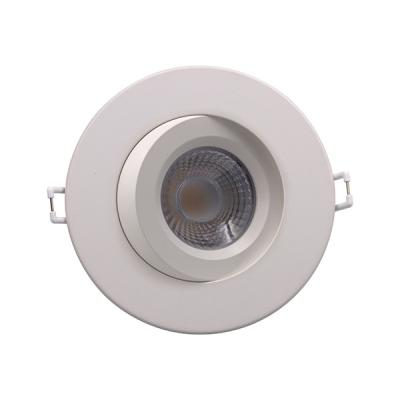 China Diodo emissor de luz Downlight de Matt White Tri Colour Dimmable, diodo emissor de luz Downlight AC12V da suspensão Cardan à venda