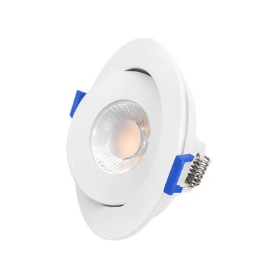 China Runde Dimmable LED vertiefte Lichter, vertiefte Beleuchtung 3.5inch 9w Kardanring zu verkaufen